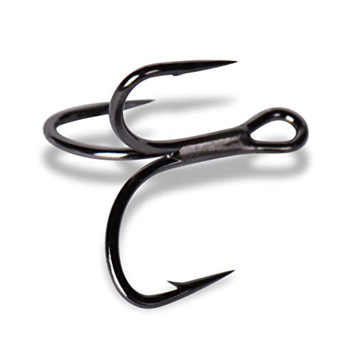 Mustad KVD Elite Triple Grip Treble 2X Short 1X Strong, Black Nickel, 1 (Pack of 6) - Image 2